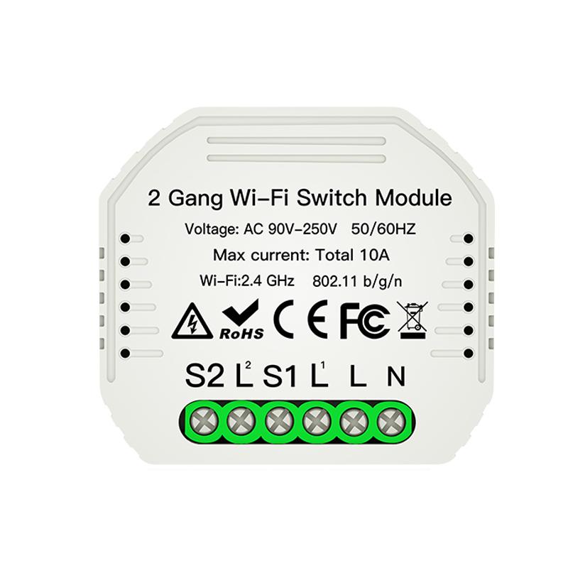 Mini Modulo Inteligente Wifi para Conservar Apagador de 2 Vías